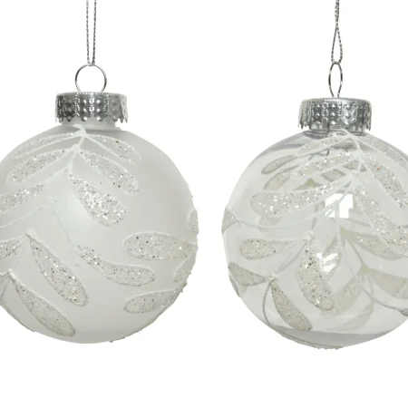 Bambalina de vidrio transparente ? 8 cm