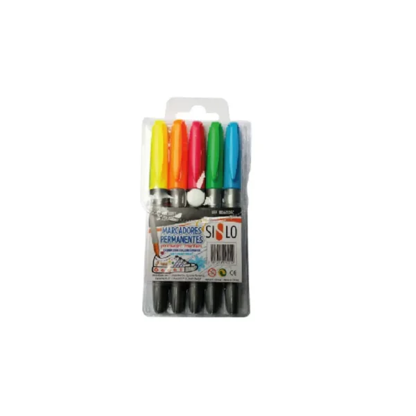 Kit de 5 marcadores permanentes