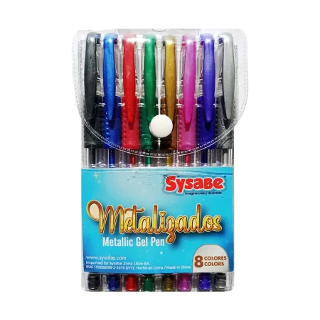 Bol?grafos metalizado 8 colores
