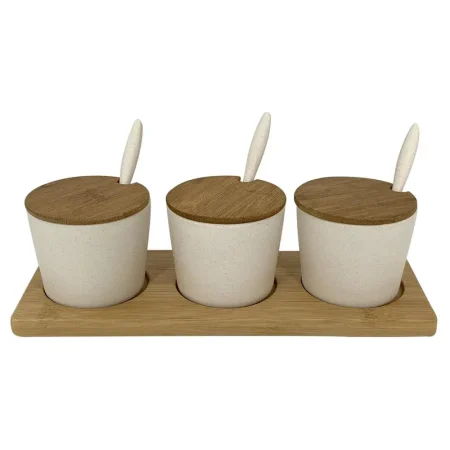 Juego de frascos con tapa 3 piezas