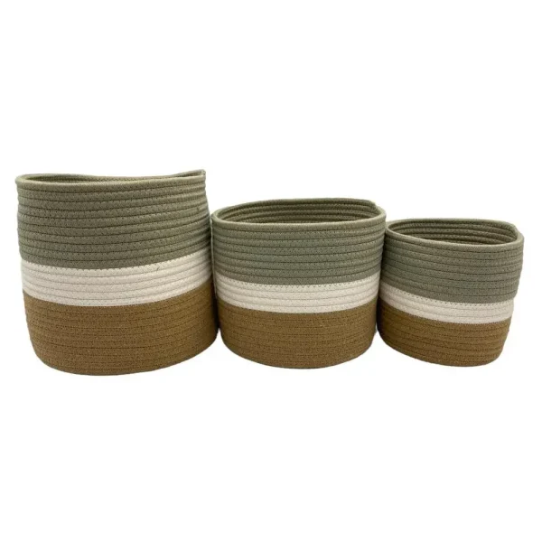 Cesta de rayas grande