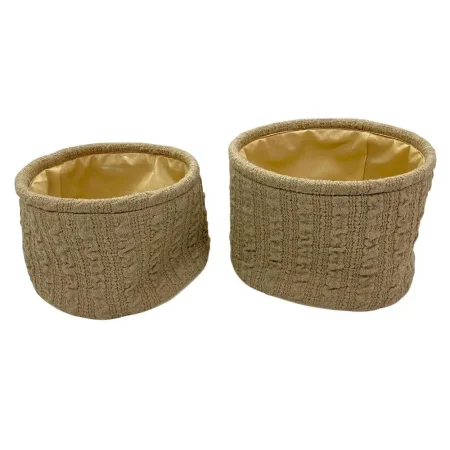 Cesta beige 25 x 25 x 17 cm