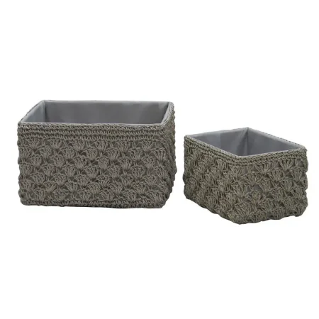 Juego de canastas 2piezas 30 x 24 x 18 cm