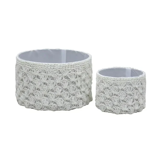 Juego de canastas 2 piezas 27 x 27 x 17 cm