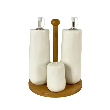 Juego vinagre, aceite, salero 4 piezas 4502ml 17,6 x 17,6 x 21 cm