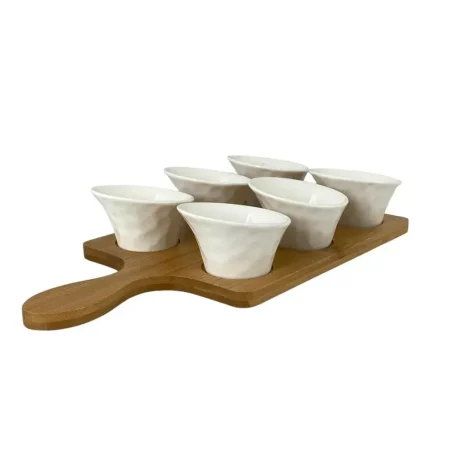 Juego bandeja para dips 7 piezas