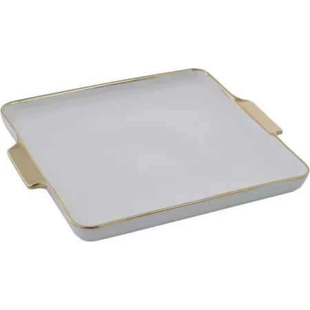 Bandeja decorativa 25 x 22,5 x 2 cm