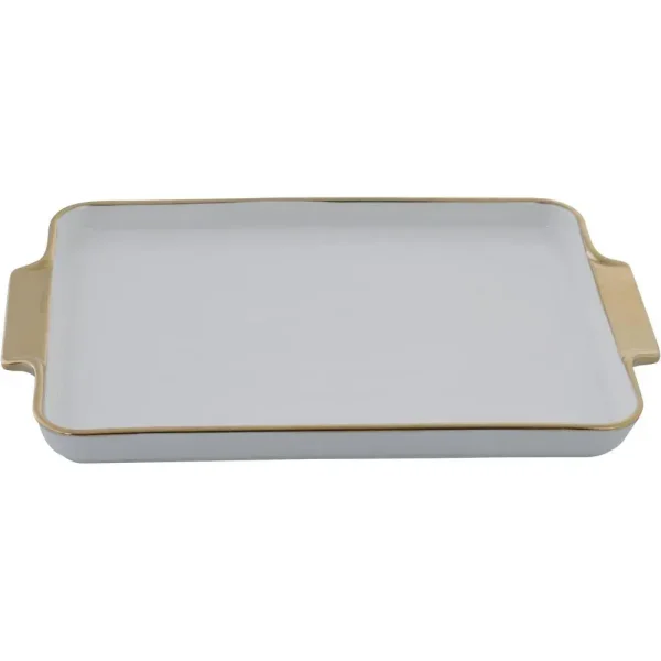 Bandeja decorativa 30,5 x 19 x 2,5 cm