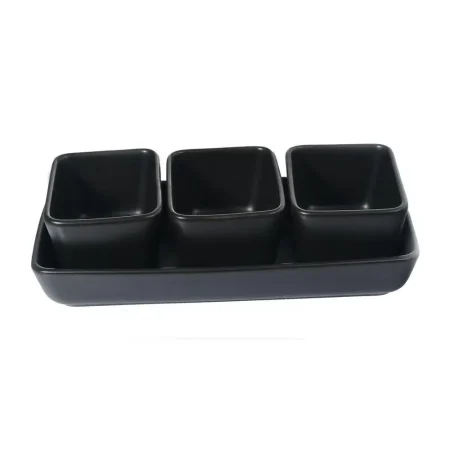 Juego de bowl y bandeja 4 piezas 24 x 11 x 4 cm