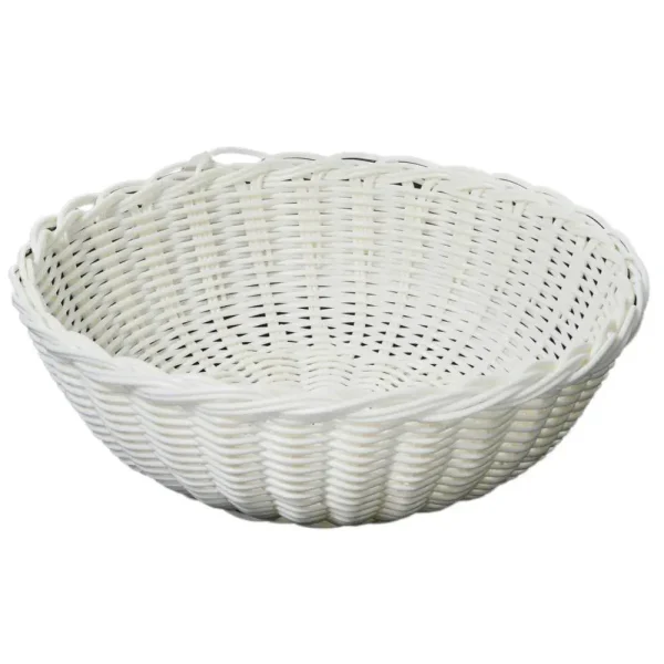 Cesta blanca dia,22 x 9