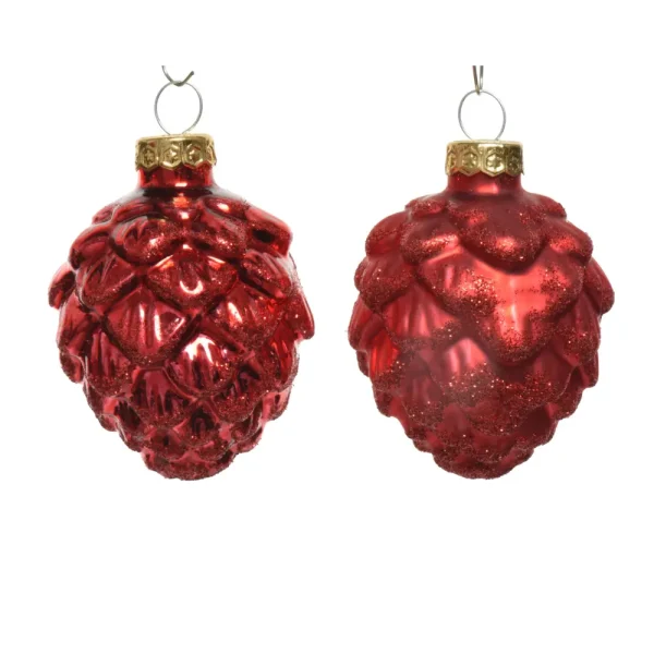 Adorno para colgar de vidrio 5x7cm