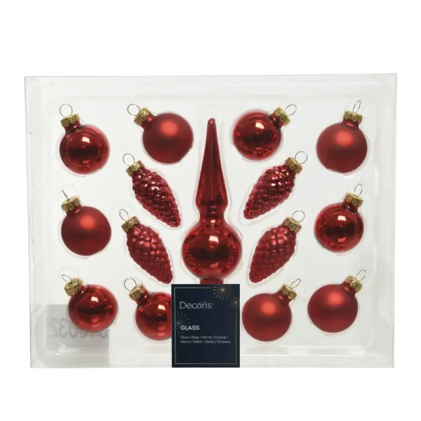 Adorno para colgar de vidrio 3,5x14 cm