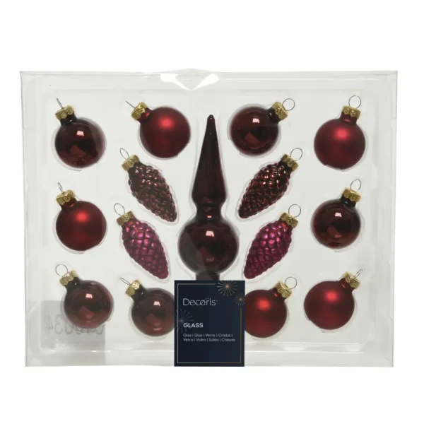 Adorno para colgar de vidrio 3,5x15 cm