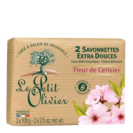 Jab?n en barra extra suave Flor de Cerezo 2 x 100 grs