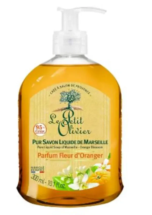 Jab?n l?quido puro de marsella Flor de Naranjo 300 ml