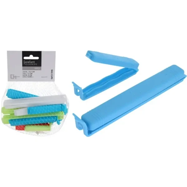 Set de 18 clips para bolsas