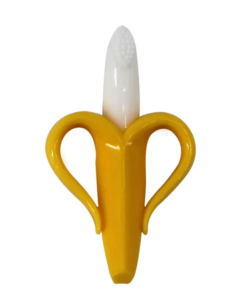 Mordedor y cepillo banana 2 en 1