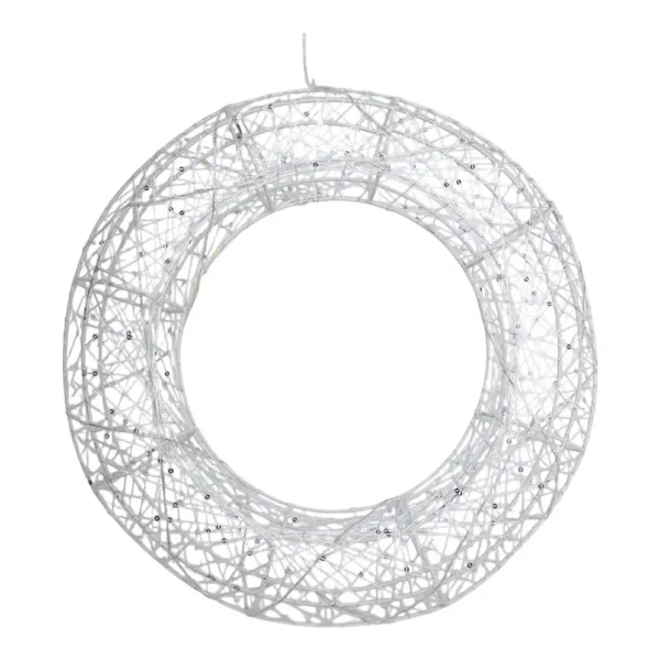 Corona con luz 35x35x6,5cm