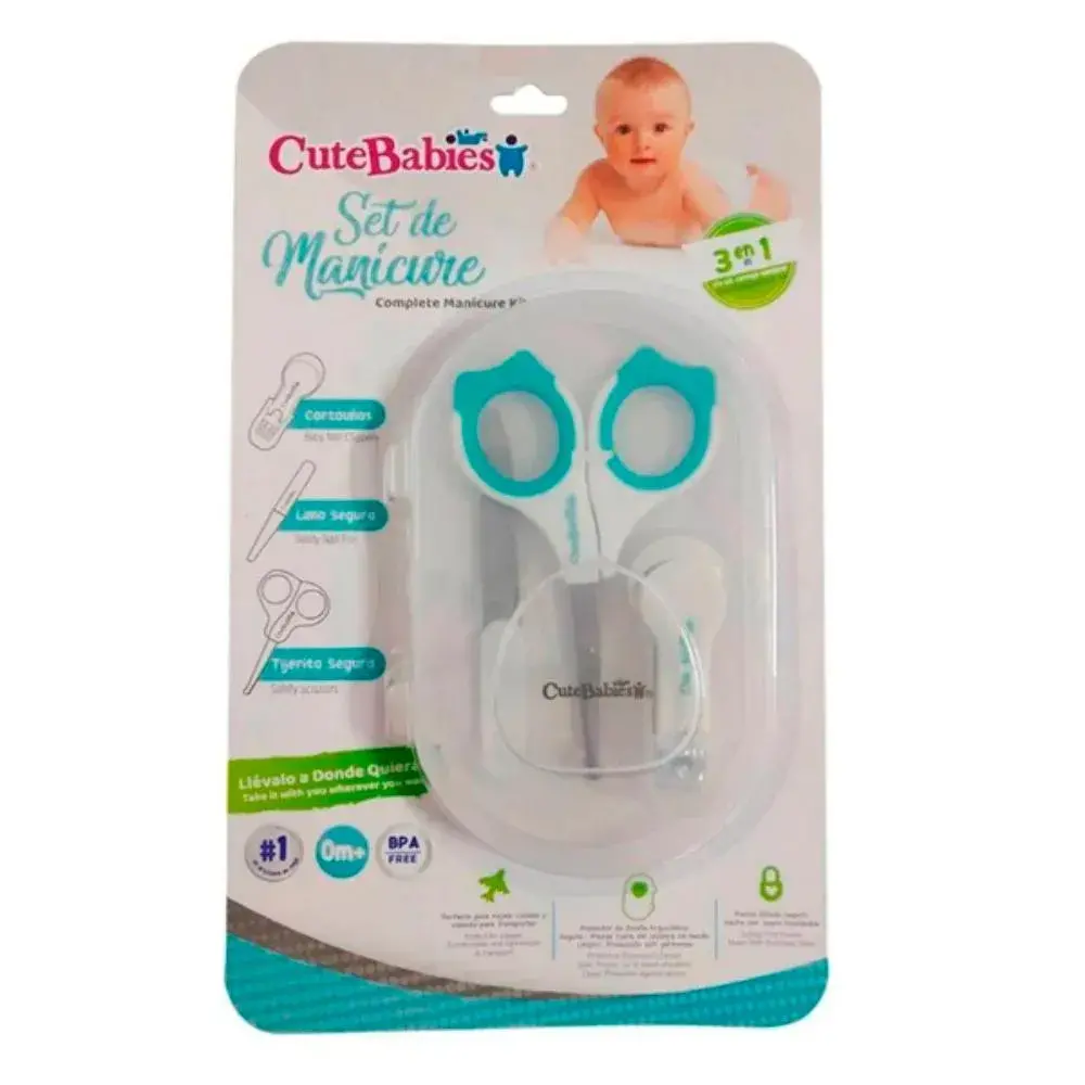 Set completo de manicure para beb?