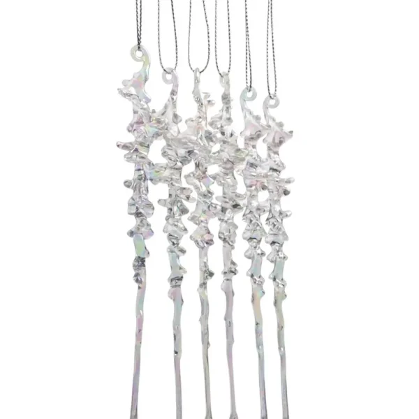 Juego de 6 adornos colgantes 3,50x1x1cm