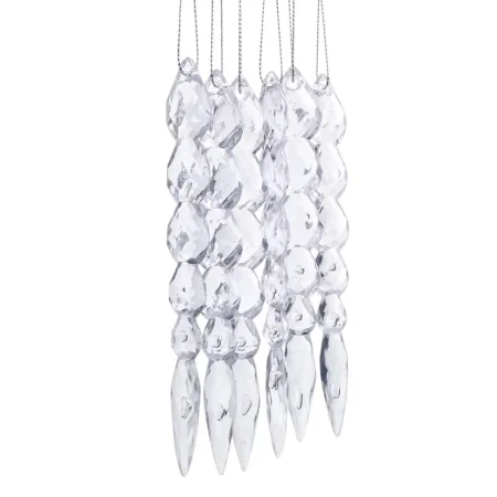 Juego de 6 adornos colgantes 15x2x1cm