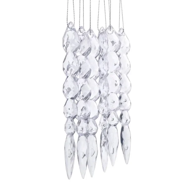 Juego de 6 adornos colgantes 15x2x1cm