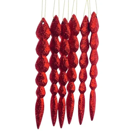 Juego de 6 adornos colgantes 15x2x1cm