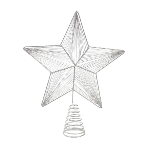 Tope de arbol en forma de estrella 5,08x22,86x27,94cm