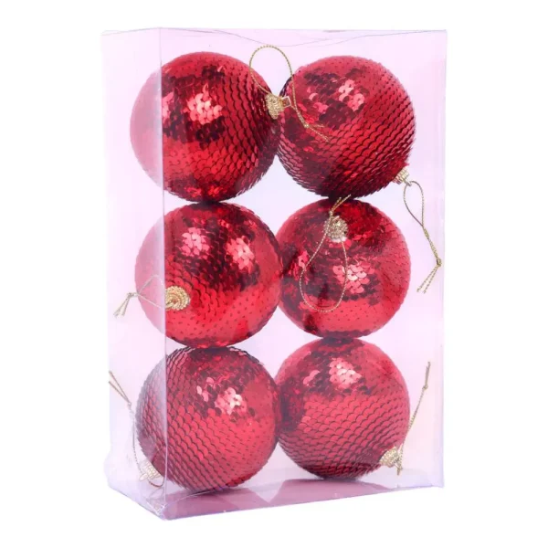 Juego de 6 bambalinas 8x8x8cm