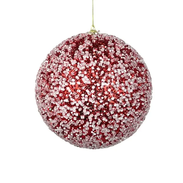 Bambalina decorativa con efecto nevado 15x15x15cm