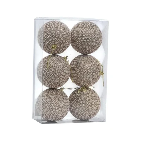 Juego de 6 bambalinas con relieve 8x8x8cm