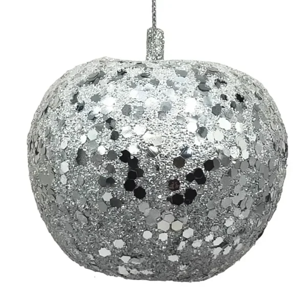 Adorno para colgar 6 piezas dise?o manzana 7 x 7 x 8 cm