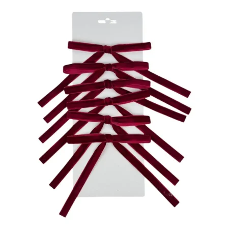 Juego de 6 lazos decorativos 32x13x1cm