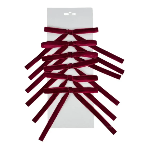 Juego de 6 lazos decorativos 32x13x1cm