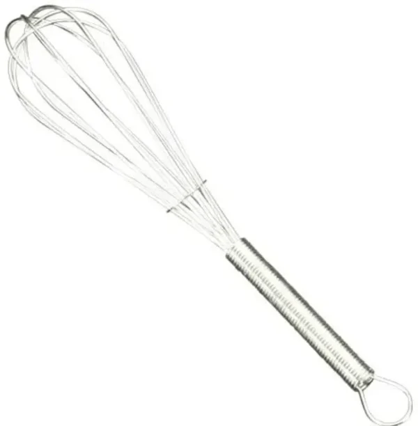 Batidor con mango de acero inoxidable 20 cm