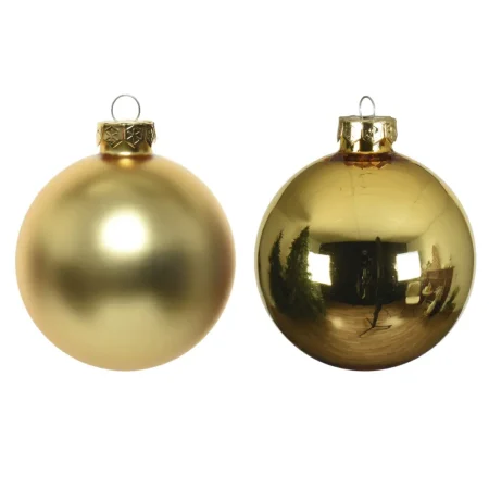 Set de 6 bambalinas de vidrio 8 cm