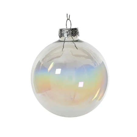 Set de 6 bambalinas de vidrio mixtas 8cm