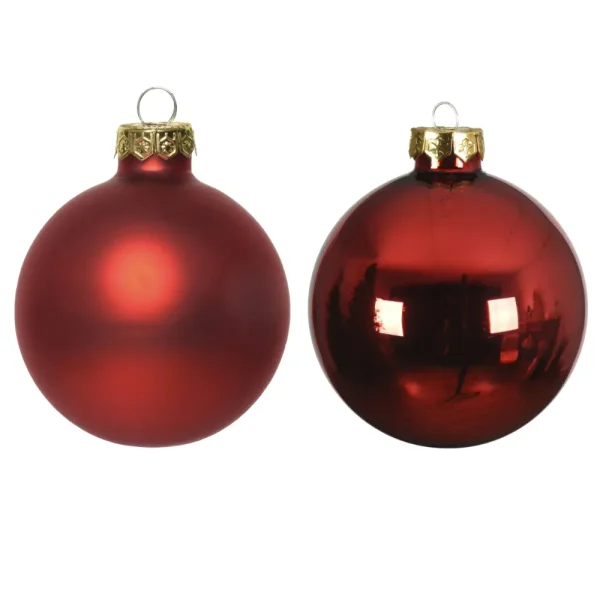 Set de 4 bambalinas de vidrio 10 cm