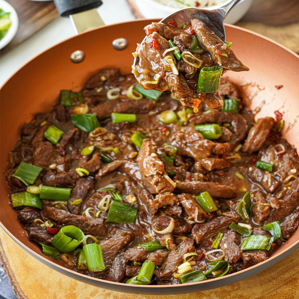 Wok de aluminio anodizado 28 cm línea Practix - Image 3