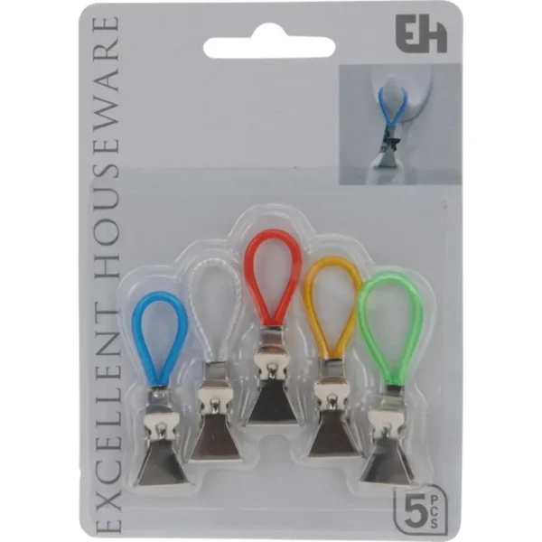 Set de 5 pinzas para toallas