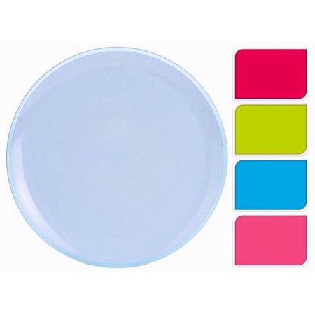 Plato llano acr?lico de 23 cm