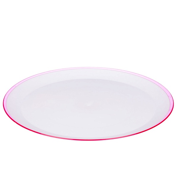 Plato llano acr?lico de 23 cm - Image 6