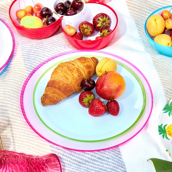 Plato llano acr?lico de 23 cm - Image 8