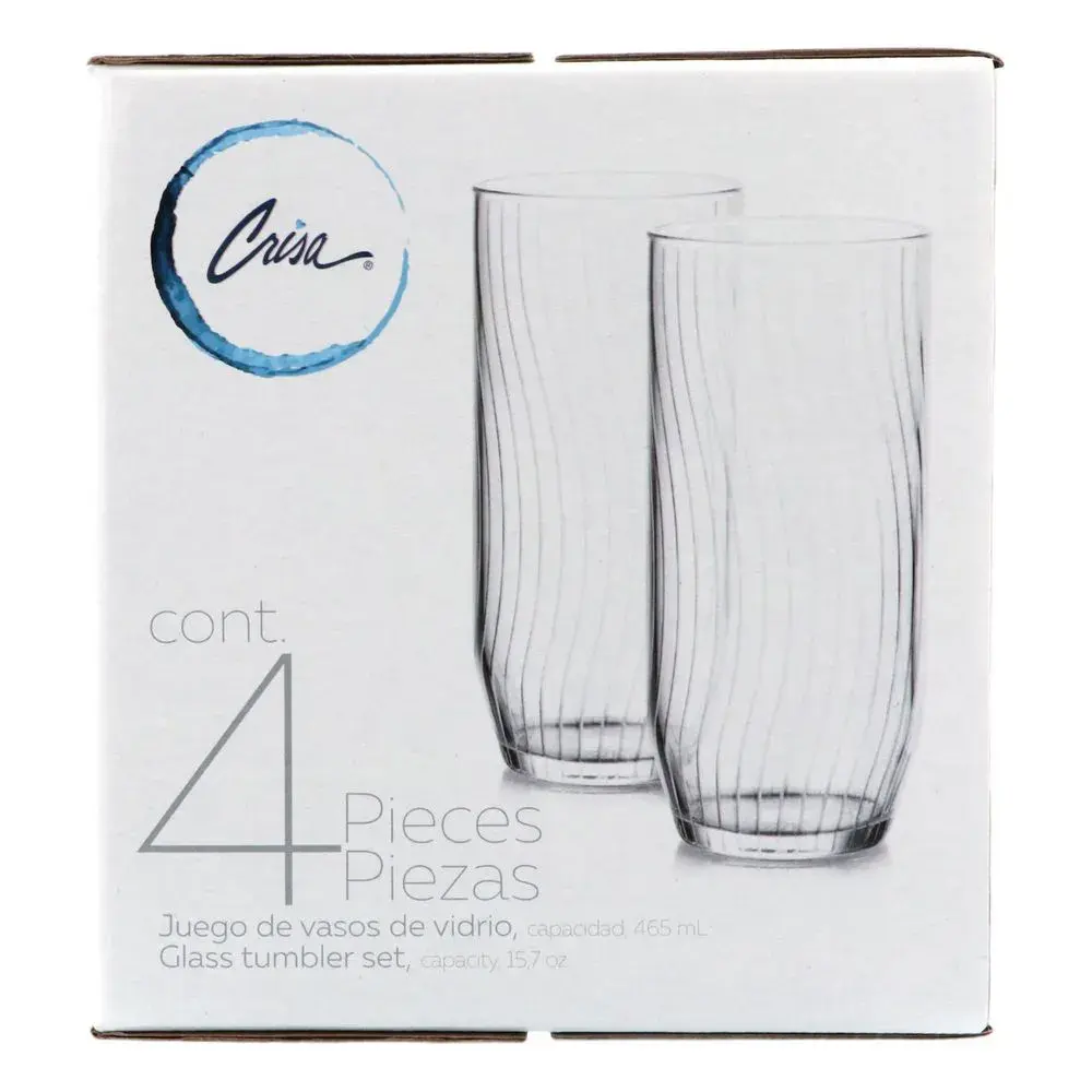 Juego de 4 vasos largos 465 ml - Image 2