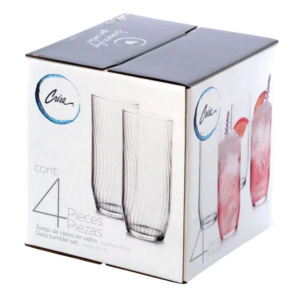 Juego de 4 vasos largos 465 ml - Image 3