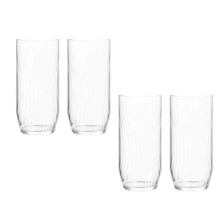 Juego de 4 vasos largos 465 ml