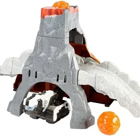 Set de juego dinotrux cueva lava destructora +3a