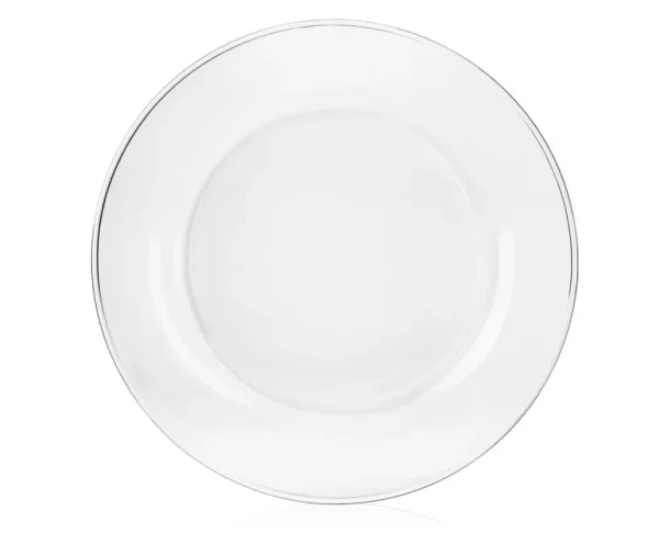 Plato llano de vidrio 27 cm