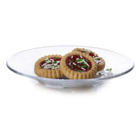 Plato llano de vidrio 19 cm