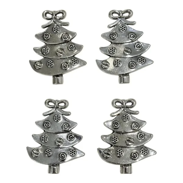 Juego de 4 aros para servilletas 4x10x4,50cm